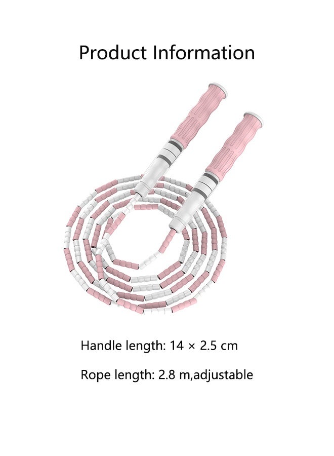Generic 2 pcs Adjustable Jump Rope Light And Easy To Carry Skipping Rope Suitable For Fitness, Workout, Exercise And Weight Loss (blue+pink) - Image 5