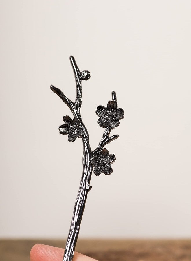 HAQUIL Black Plum Hairpin Stick Barrette Long Hair Braids Barrettes Vintage for Women - Image 2
