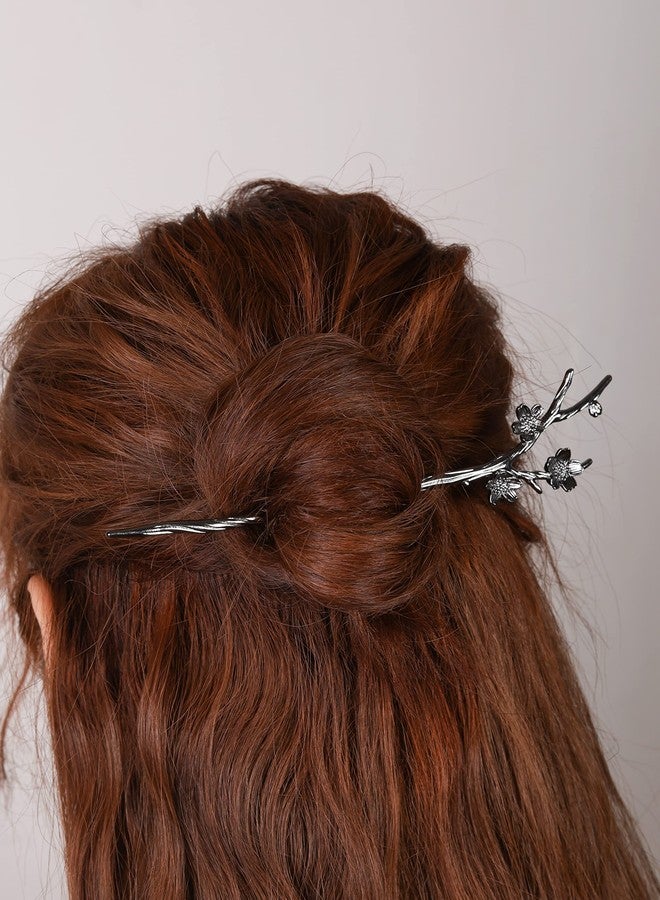 HAQUIL Black Plum Hairpin Stick Barrette Long Hair Braids Barrettes Vintage for Women - Image 5