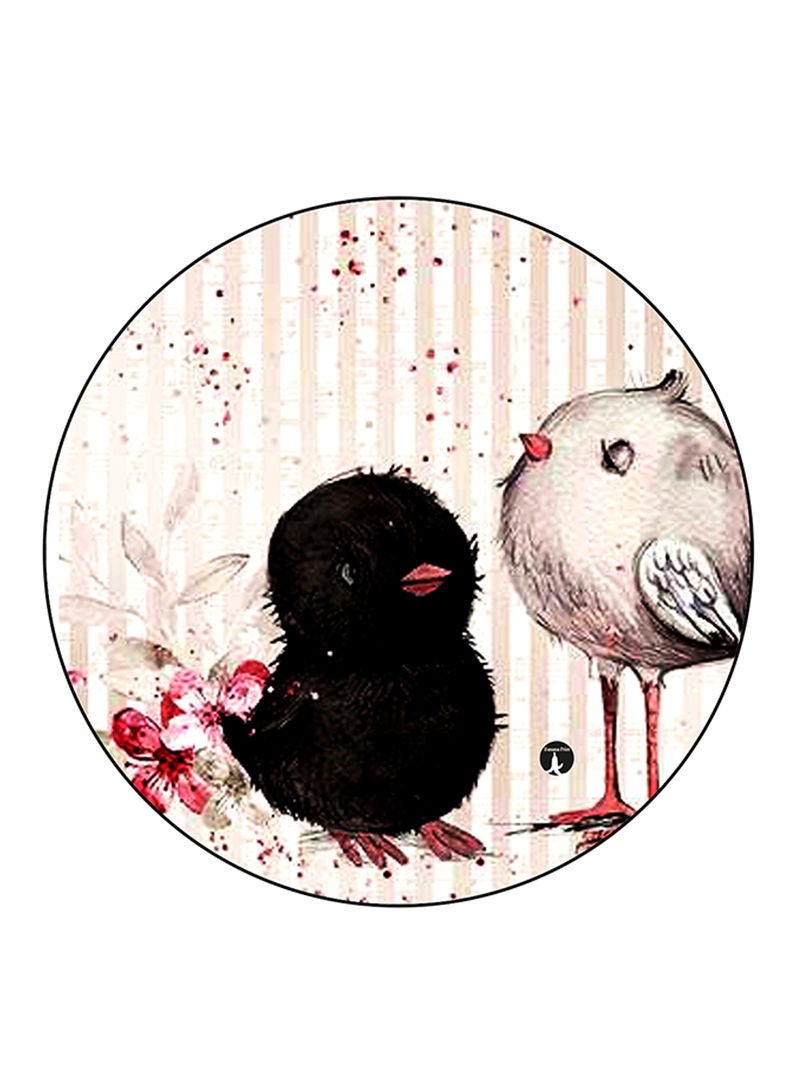 Birds Printed Mouse Pad Multicolour