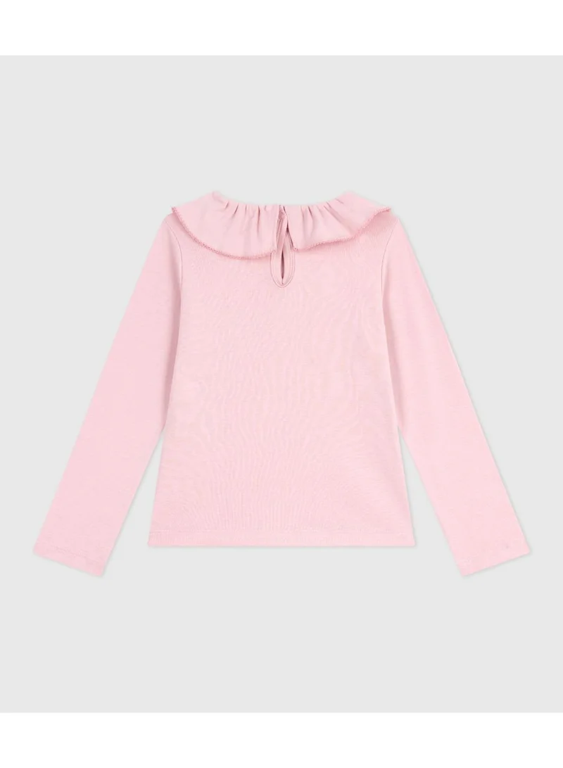 بيتي باتو Children's long-sleeved plain cotton T-shirt