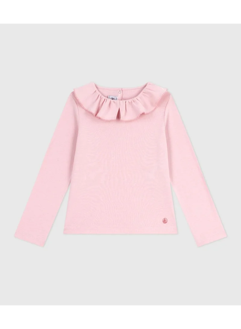 بيتي باتو Children's long-sleeved plain cotton T-shirt