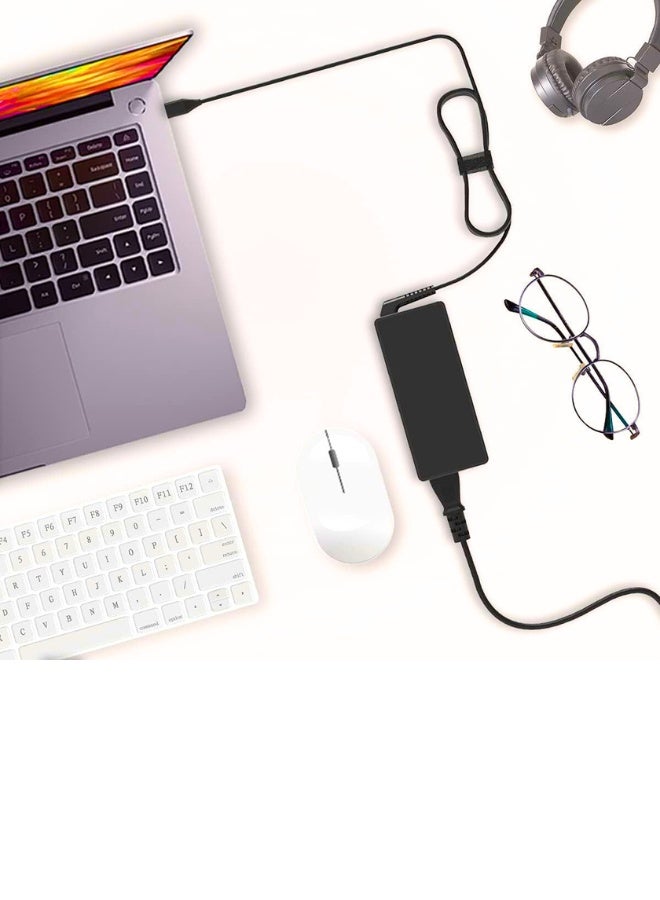 65W USB C Power adapter compatible With Lenovo Think Pad Yoga, HP chrome book, Dell XPS, ASUS, Acer, HUAWEI, Xiaomi, Samsung and more Type C Devices PD wall Laptop Power supply (Type C Charger) - Image 3