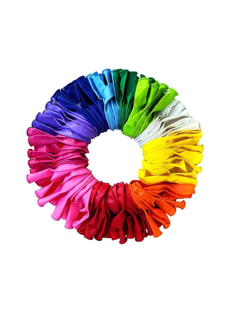 Balloons, 100pcs Rainbow Balloons Assorted Dot Colorful Balloon Pink Blue Party Balloon Red Orange Yellow Green Latex for Kids Birthday Party Baby Shower Wedding (Pastel Colors Set of 100) - Image 3