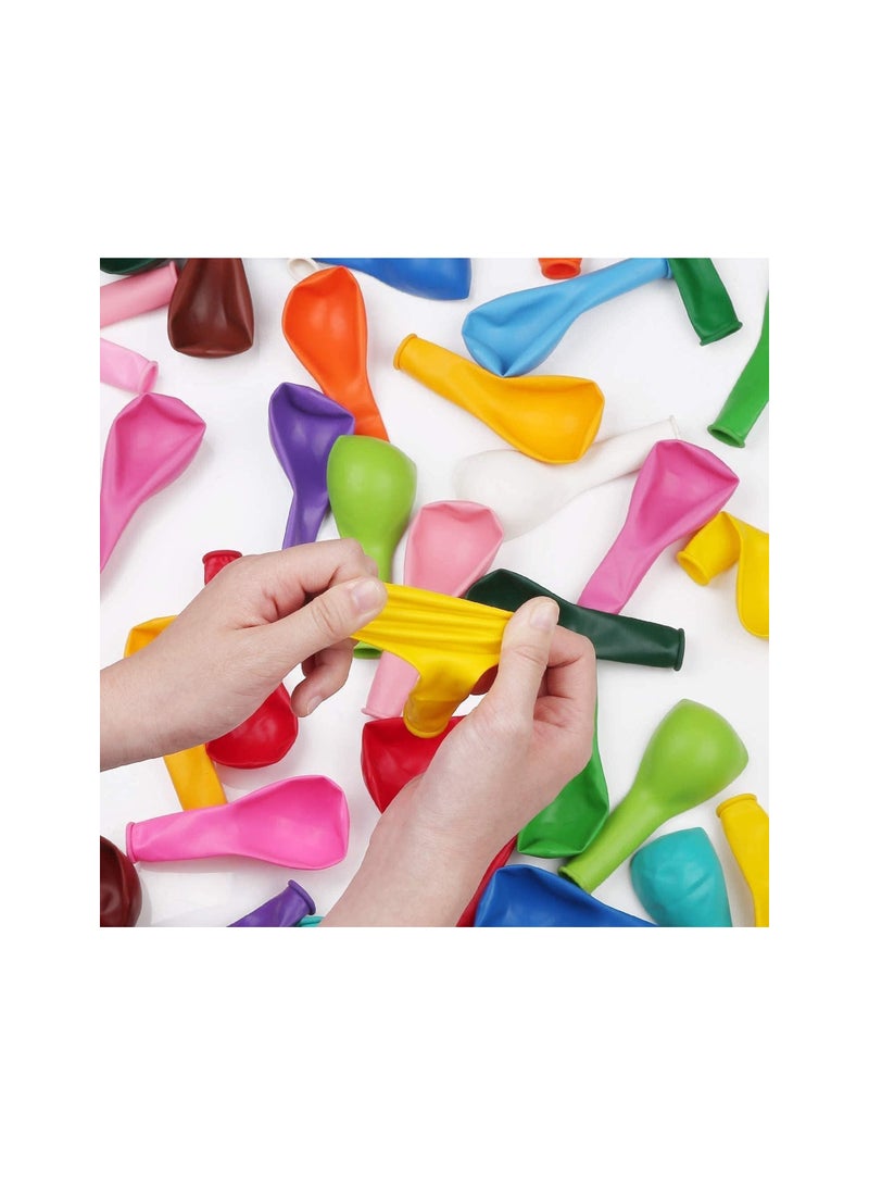 Balloons, 100pcs Rainbow Balloons Assorted Dot Colorful Balloon Pink Blue Party Balloon Red Orange Yellow Green Latex for Kids Birthday Party Baby Shower Wedding (Pastel Colors Set of 100) - Image 5