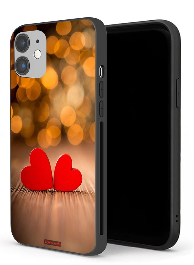 Tolwak Apple iPhone 12 mini Protective Case Two Beautiful Hearts - Image 1