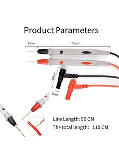 Generic Test Leads for Multimeter,3.3FT Test Lead with Alligator Clips and Gold Plated Test Probe, multimeter Leads Kit, Suitable for Most of Digital Multimeter  - Image 2