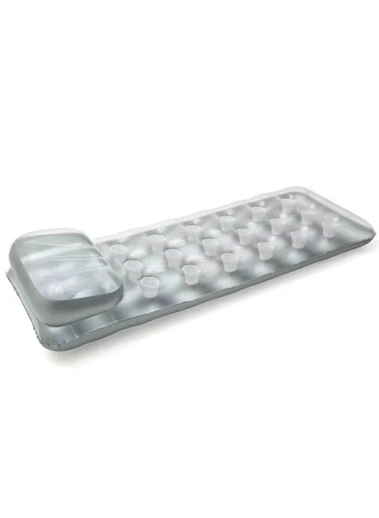 Intex 18-Pocket French Mattress Suntanner Pool Lounger (1.88mx71cm)