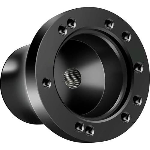 LEAPGOMAX EZGO Steering Wheel Adapter fit EZGO TXT/RXV/Marathon/Medalist Golf Carts Steering Wheel Adapter Golf Cart Accessories(Black) - Image 1