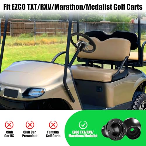 LEAPGOMAX EZGO Steering Wheel Adapter fit EZGO TXT/RXV/Marathon/Medalist Golf Carts Steering Wheel Adapter Golf Cart Accessories(Black) - Image 3