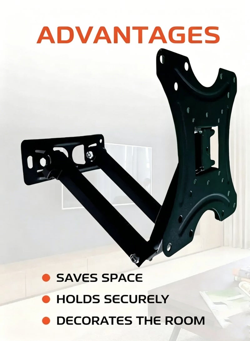 Bolivia's TV Wall Mount, Flexible and Adjustable, Suitable For 32''-55''TV, Maximum Load-Bearing Capacity 22kg, VESA Maximum Compatible 400*400mm, Can Be Used In Bedrooms, Living Rooms, Exhibition Halls - Image 4