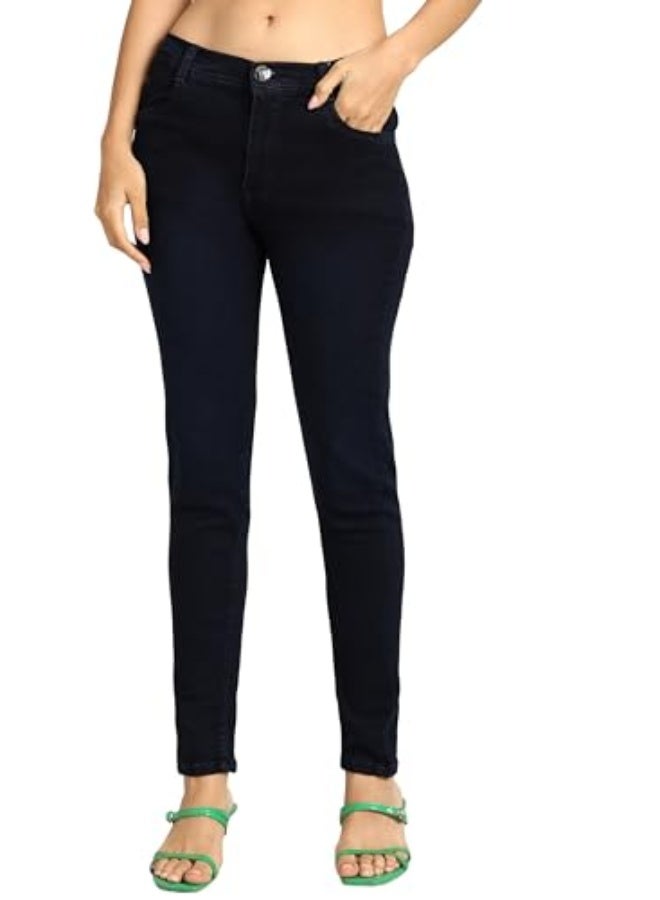 Nifty Women's Denim Slim Fit High Waist Jeans - Image 1