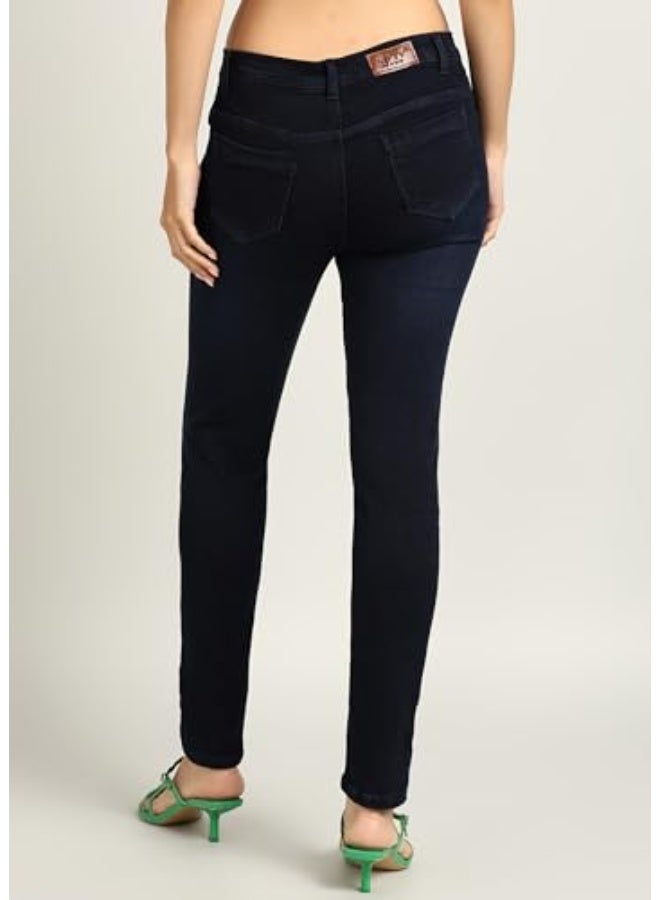 Nifty Women's Denim Slim Fit High Waist Jeans - Image 5
