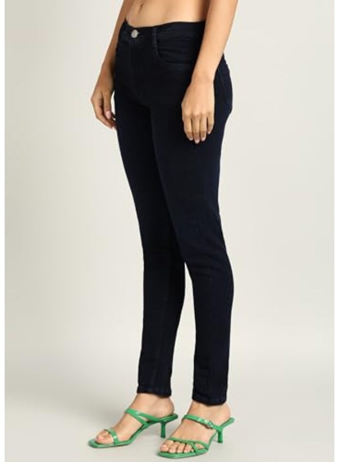 Nifty Women's Denim Slim Fit High Waist Jeans - Image 3