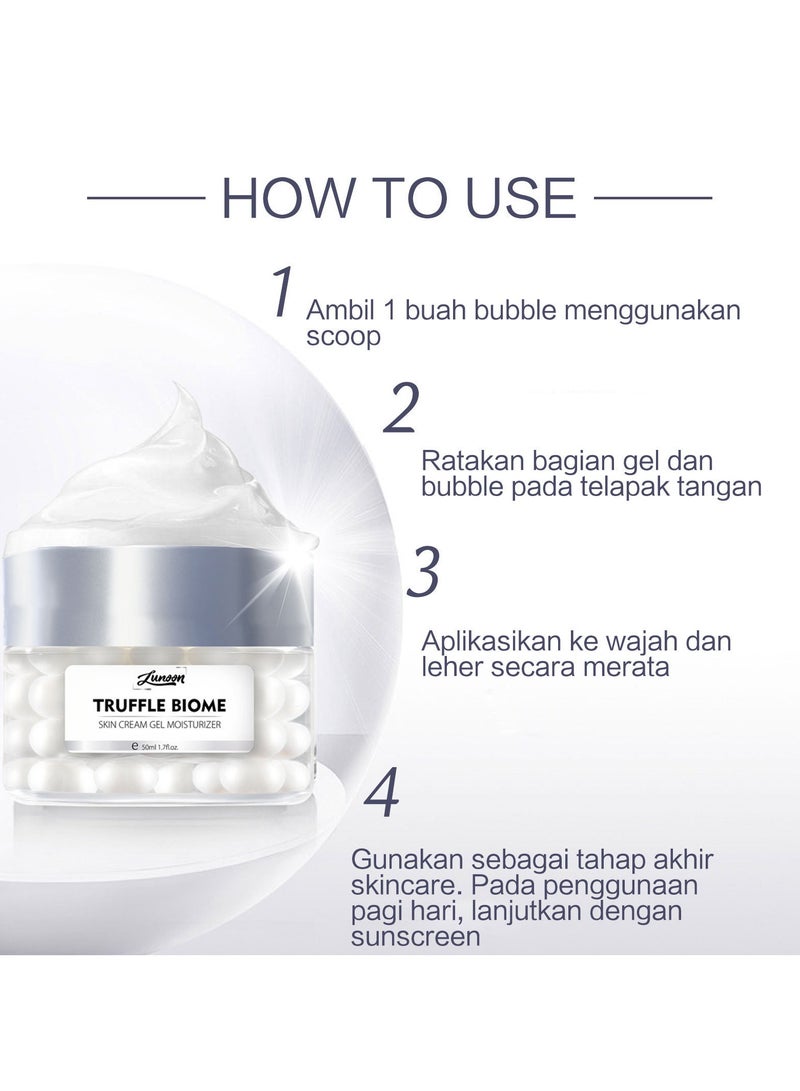 LUNOON Mild Moisturizing and Firming Skin Hydrating Anti-Wrinkle Lightening Facial Fine Lines Moisturizing Cream 50g - Image 4