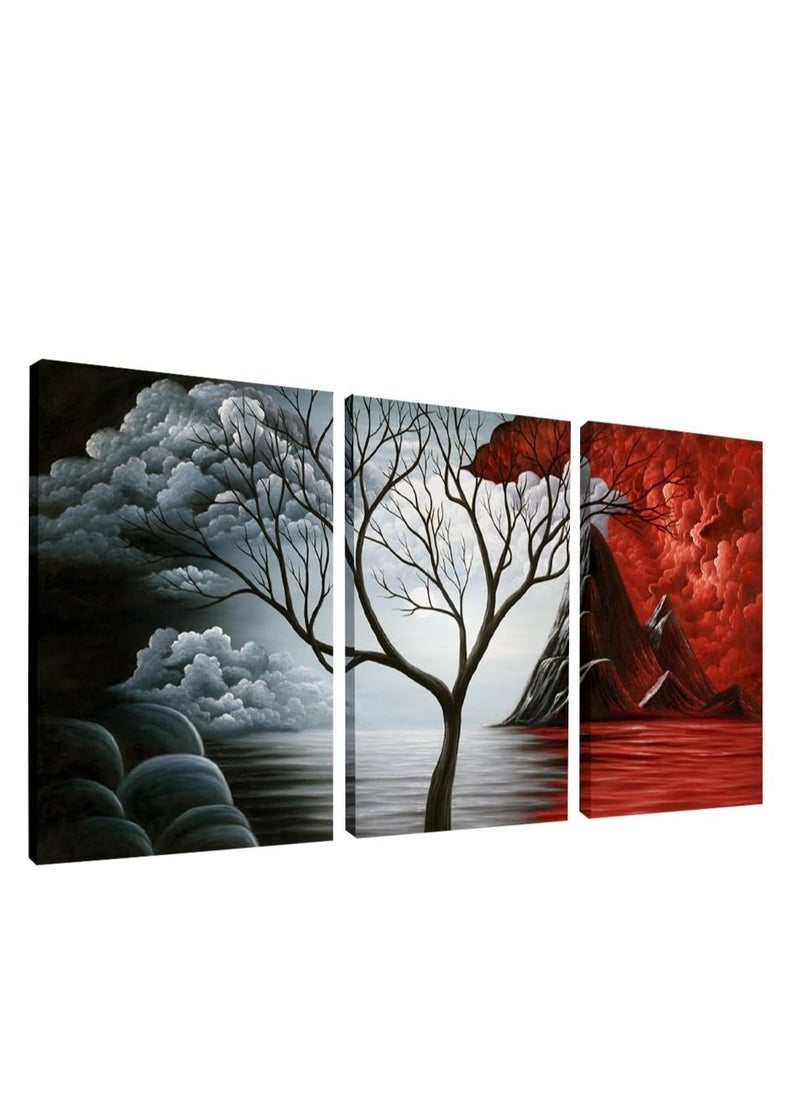 Decorior Billboard, 3 pieces, 90 cm x 42.5 cm, 30 mm thick, with high-quality digital printing - UV layer to protect against scratches and color protection  - Image 1