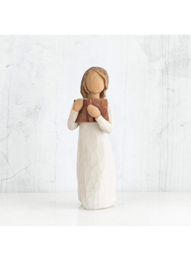 Willow Tree Willow Tree Love of Learning, Open Books, Open Minds, A Gift for Graduates, Students, Teachers, Caregivers, to Celebrate Special Accomplishments and Milestones, Sculpted Hand-Painted Figure - Image 2