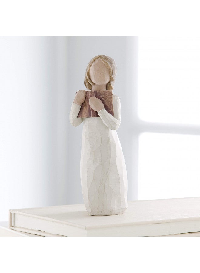 Willow Tree Willow Tree Love of Learning, Open Books, Open Minds, A Gift for Graduates, Students, Teachers, Caregivers, to Celebrate Special Accomplishments and Milestones, Sculpted Hand-Painted Figure - Image 5
