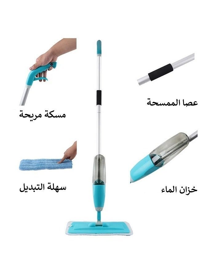 هومستر مجموعة ممسحة تنظيف الأرضيات المحمولة باليد تأتي مع 3 مناشف - Image 2