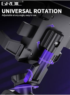 GROIC Car Phone Holder, Mount Dashboard Phone Car Holder 360 Degree Rotation Cell Phone Holder for Car Clip Mount,Multi-Function Phone Car Mount Suitable,Automobile Parking Sign  - Image 5
