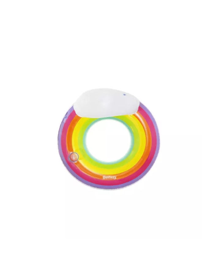 Bestway Bestway Rainbow Dreams™ swimming ring with headrest   107 cm 