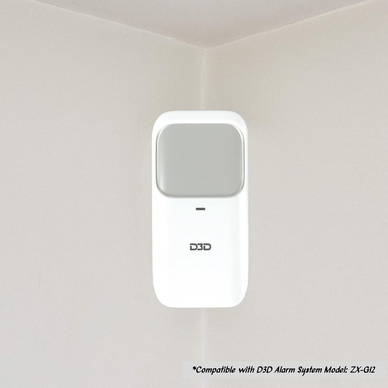 D3D D3D Wireless Smart Home Security System Motion Detection Sensor Door Security Sensor WiFi and GSM Dual Protection Intruder Alarm System Model ZXG12 Black  - Image 4