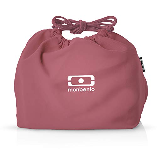monbento  Lunch Bag MB Pochette M Blush  Polyester Lunch Tote  For Work Lunch Packing  Can Contain a Bento Box MB Original or MB Tresor  Pink