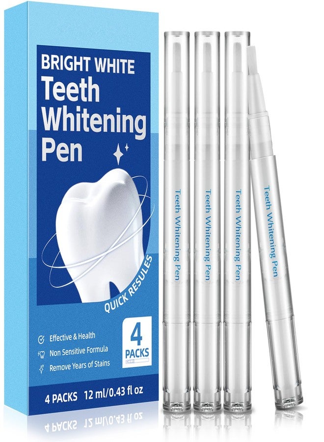 KTSAY Teeth Whitening Pen - Professionally Stain Removal Teeth Whitening Gel Formula, No Sensitivity Effective Teeth Whitener, Mint (0.11 Fl Oz (Pack of 4 - Image 1