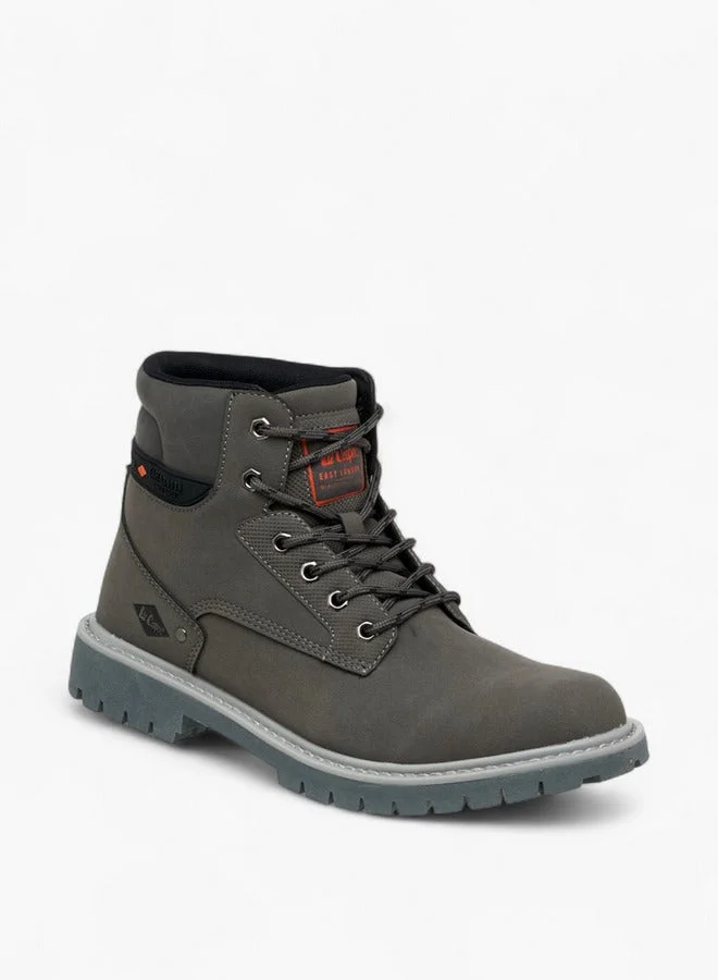 Lee Cooper Men's Panelled Lace-Up Ankle Boots