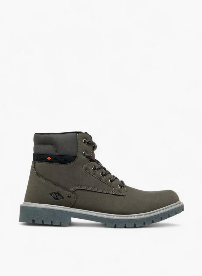 Lee Cooper Men's Panelled Lace-Up Ankle Boots