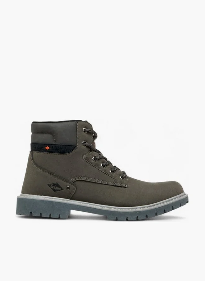 Lee Cooper Men's Panelled Lace-Up Ankle Boots