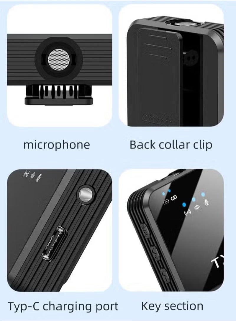Wireless Lavalier Microphone for Mobile Video Recording  2.4G Mini Mic - Image 4