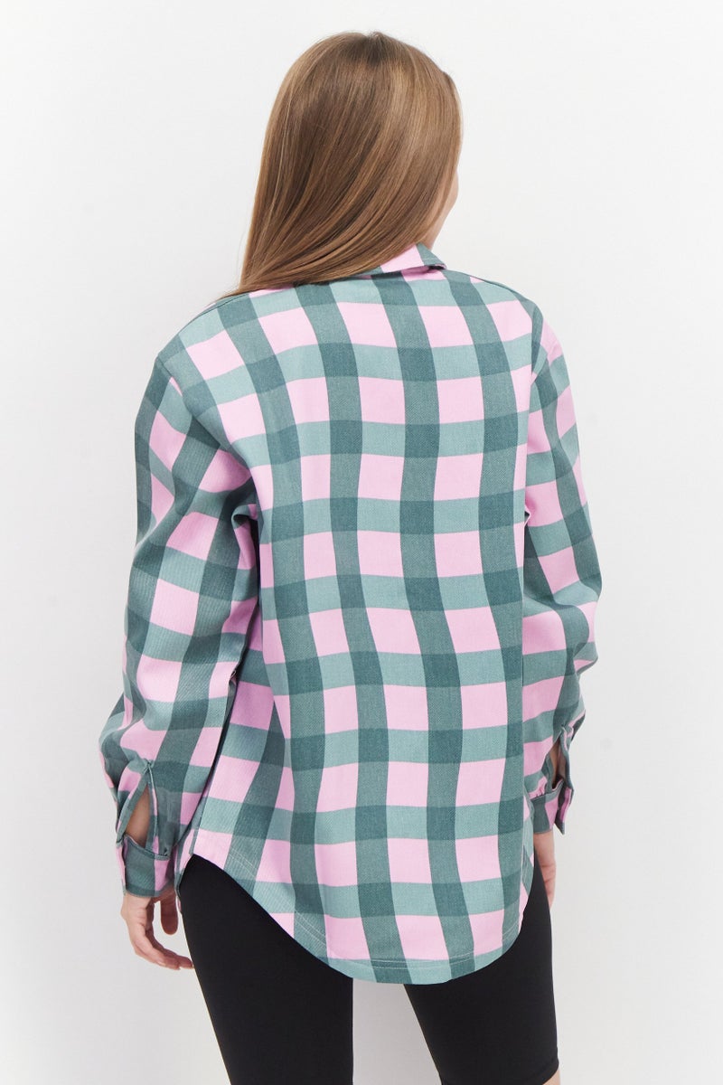 adidas Originals Women Sportswear Fit Log Sleeve Outdoor Top, Pink - Image 3