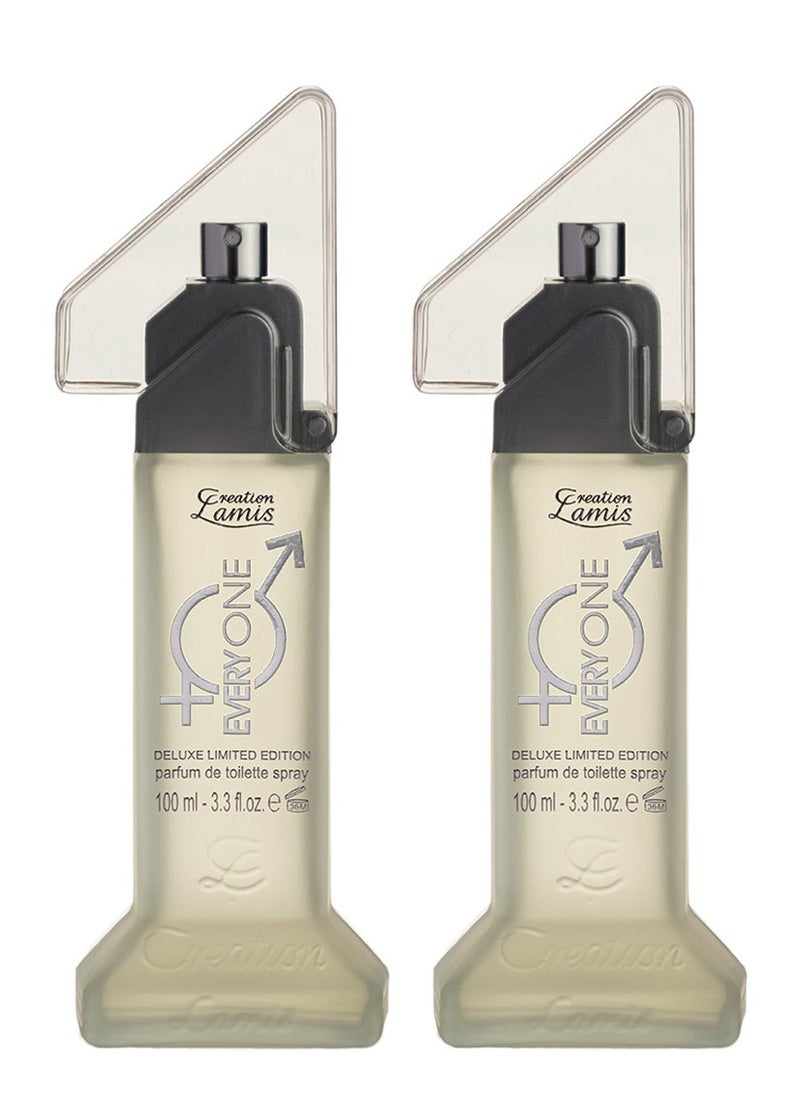 Creation Lamis - Everyone Perfume de Toilette Spray  For Unisex 100ml (Pack of 2) - Image 1