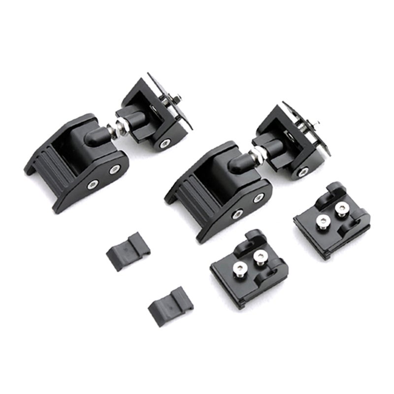 Hood Lock: Black Aluminium Alloy Adjustable Tension Latch - Anti-Hood Flutter Durable Safety Lock for Jeep Wrangler JK JKU 2007-2017 Racing Conditions & Daily Driving - Image 1