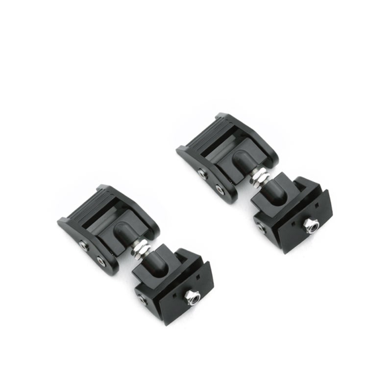Hood Lock: Black Aluminium Alloy Adjustable Tension Latch - Anti-Hood Flutter Durable Safety Lock for Jeep Wrangler JK JKU 2007-2017 Racing Conditions & Daily Driving - Image 2
