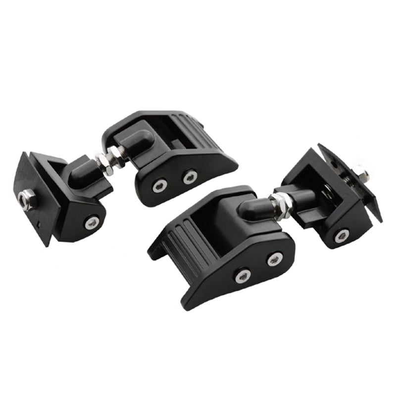 Hood Lock: Black Aluminium Alloy Adjustable Tension Latch - Anti-Hood Flutter Durable Safety Lock for Jeep Wrangler JK JKU 2007-2017 Racing Conditions & Daily Driving - Image 3