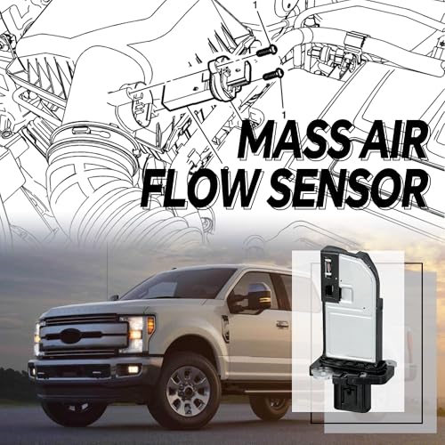 AdvanEX حساس تدفق الهواء AdvanEX MAF متوافق مع فورد F-150/250/350/450/550، E-350/450 سوبر ديوتي، فليكس، فيوجن، لينكولن نافيجيتور، MKS، MKT، يستبدل BR31-12B579-AA، BR3Z-12B579-A - Image 2