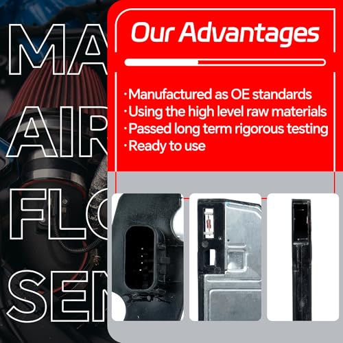 AdvanEX حساس تدفق الهواء AdvanEX MAF متوافق مع فورد F-150/250/350/450/550، E-350/450 سوبر ديوتي، فليكس، فيوجن، لينكولن نافيجيتور، MKS، MKT، يستبدل BR31-12B579-AA، BR3Z-12B579-A - Image 5