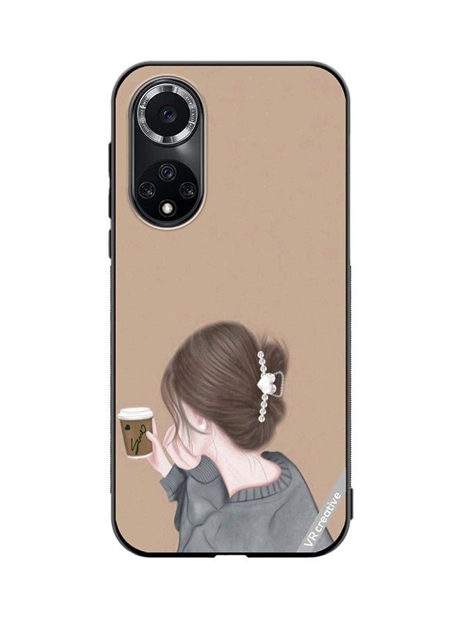 VR CREATIVE VR Creative Protective Case Cover For Honor 50 Pro Sipping Design Multicolour - Image 1