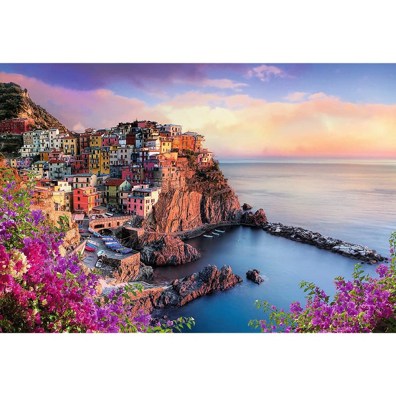 Trefl View of Manarola 1500 Piece Jigsaw Puzzle Red 33"x23" Print, DIY Jigsaw, Creative Fun, Classic Puzzle for Adults and Children from 14 Years Old - Image 2