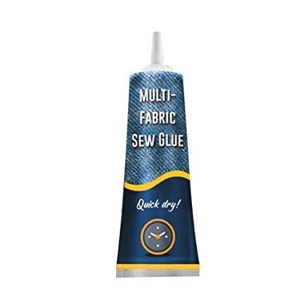 APURK Fabric Sew Glue Fast Bonding Repair Clothes Ultra Stick Fabric Glue For Jeans Printing PantsCotton FlannelDenimLeather Secure Stitch Liquid Pack of 1Multicolor - Image 1