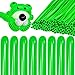 KAWKALSH 260 Green Long Balloons for Balloon Garland Thickening Skinny Latex Twisting Animals Modeling Christmas Birthday Wedding Party Festival Decorations 100pcs - Image 2