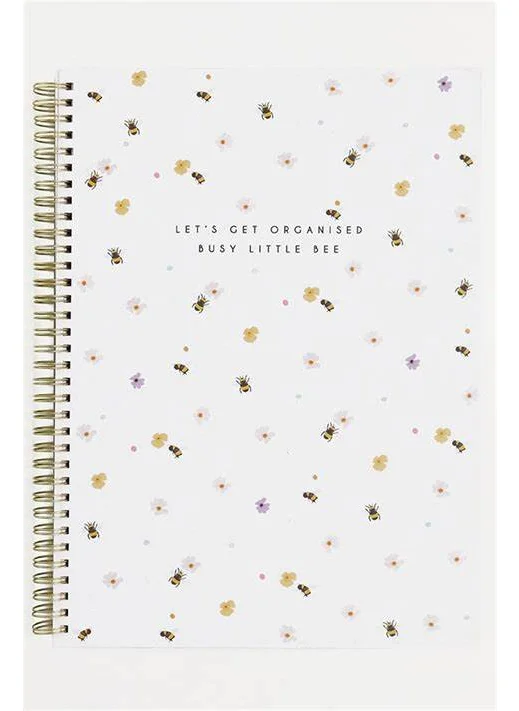 بيلي بوتون Bees A4 spiral bound note book