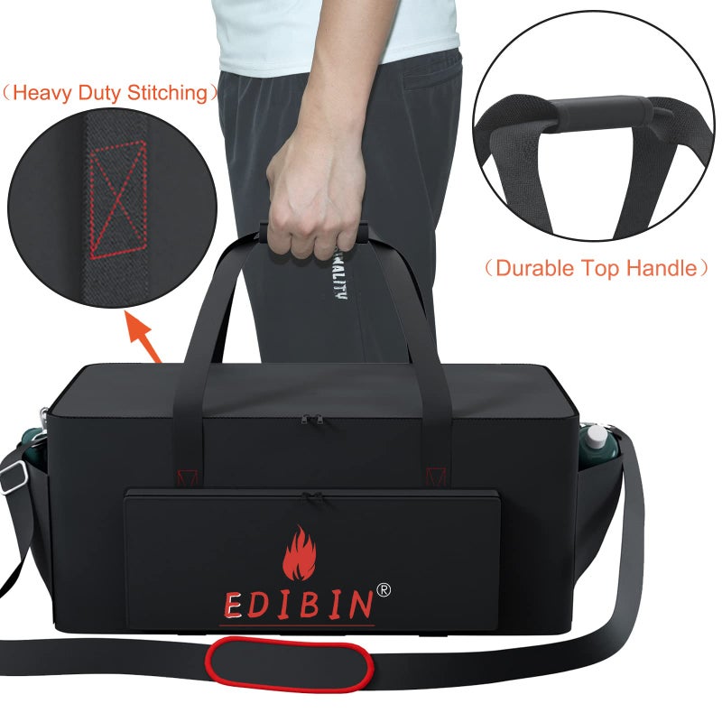 EDIBIN Grill Carry Bag Fit for Ninja OG701 Woodfire Outdoor Grill, Fits Ninja OG751 Woodfire Pro Outdoor Grill,Carrying Case for Ninja Woodfire Outdoor Grill - Image 5