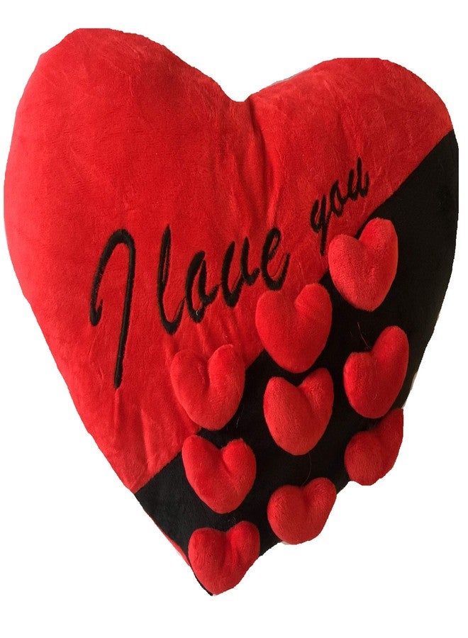 WHITESTARALL Valentine Love Special Red Zipper Cute Fluffy Pillows with for Special Occasion (Model 4) - Image 1
