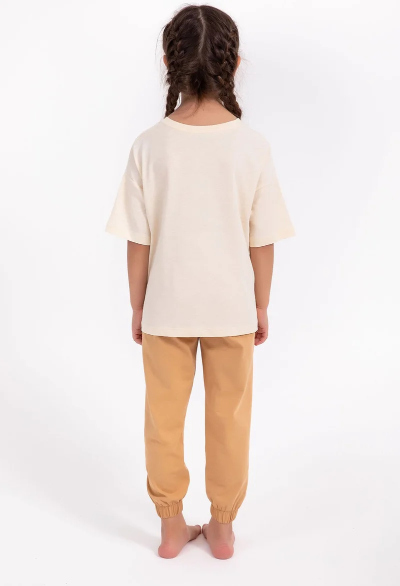 ارنيتا Color Ivory Casual Girls Pajama Set