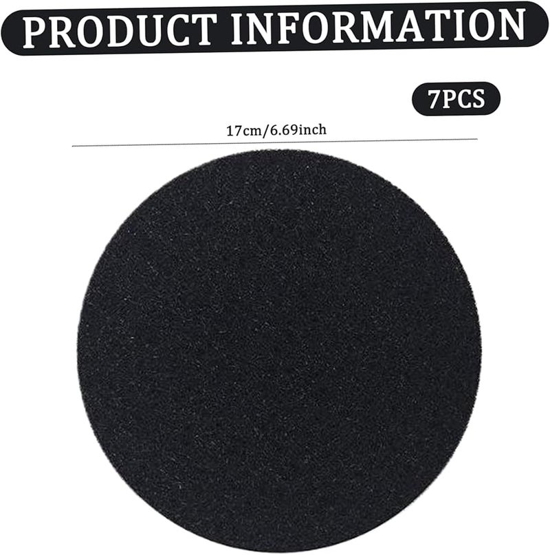 7 Inch Activated Charcoal Filter 7Pcs Replacement Deodorant for Compost Bin Bucket - Image 5