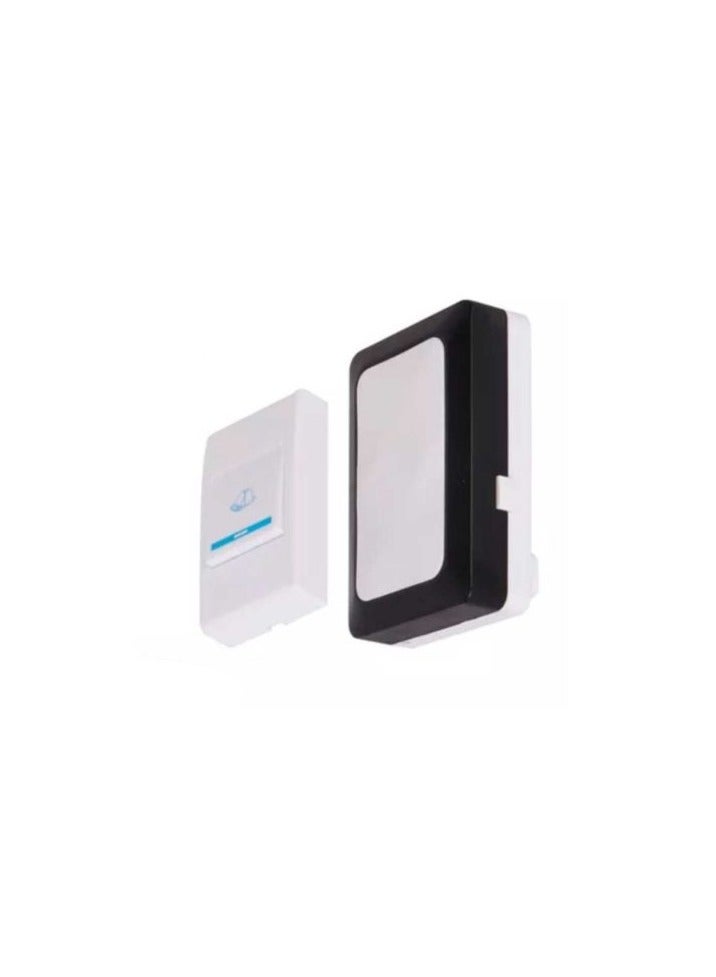 جرس باب لاسلكي تصميم سهل التركيب، جرس لاسلكي مع 32 نغمة مختلفة للاستخدام المنزلي والمكتبي - Image 1