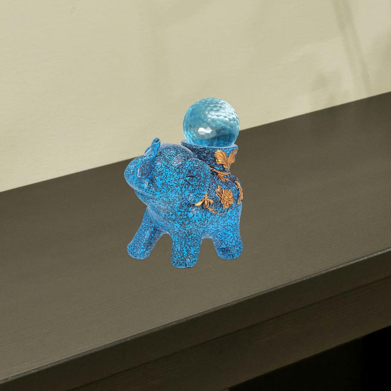 1 Pc Crystal- Supporting Stand Elephant Resin Decor Desktop Crafts Ornament - Image 5